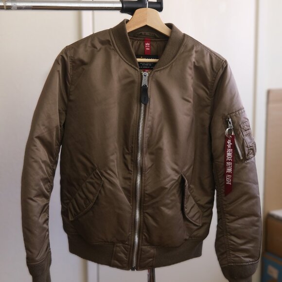 ALPHA INDUSTRIES bomber jacket - Picture 1 of 4